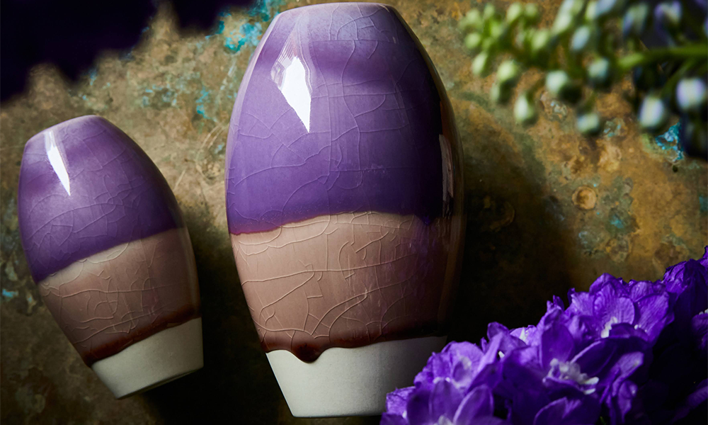 【新発売】“紫”を楽しむための花瓶「紫水 shi-sui」