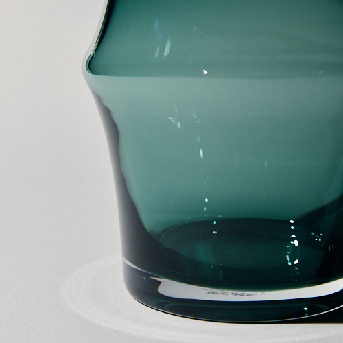 新品　ホルムガード　Arc Vase　グリーン　ガラス　花瓶
