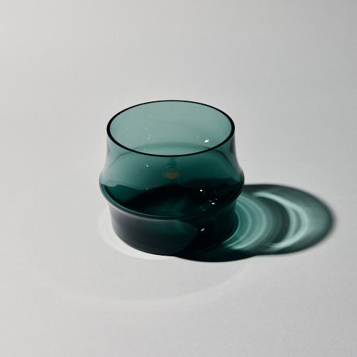 新品　ホルムガード　Arc Vase　グリーン　ガラス　花瓶